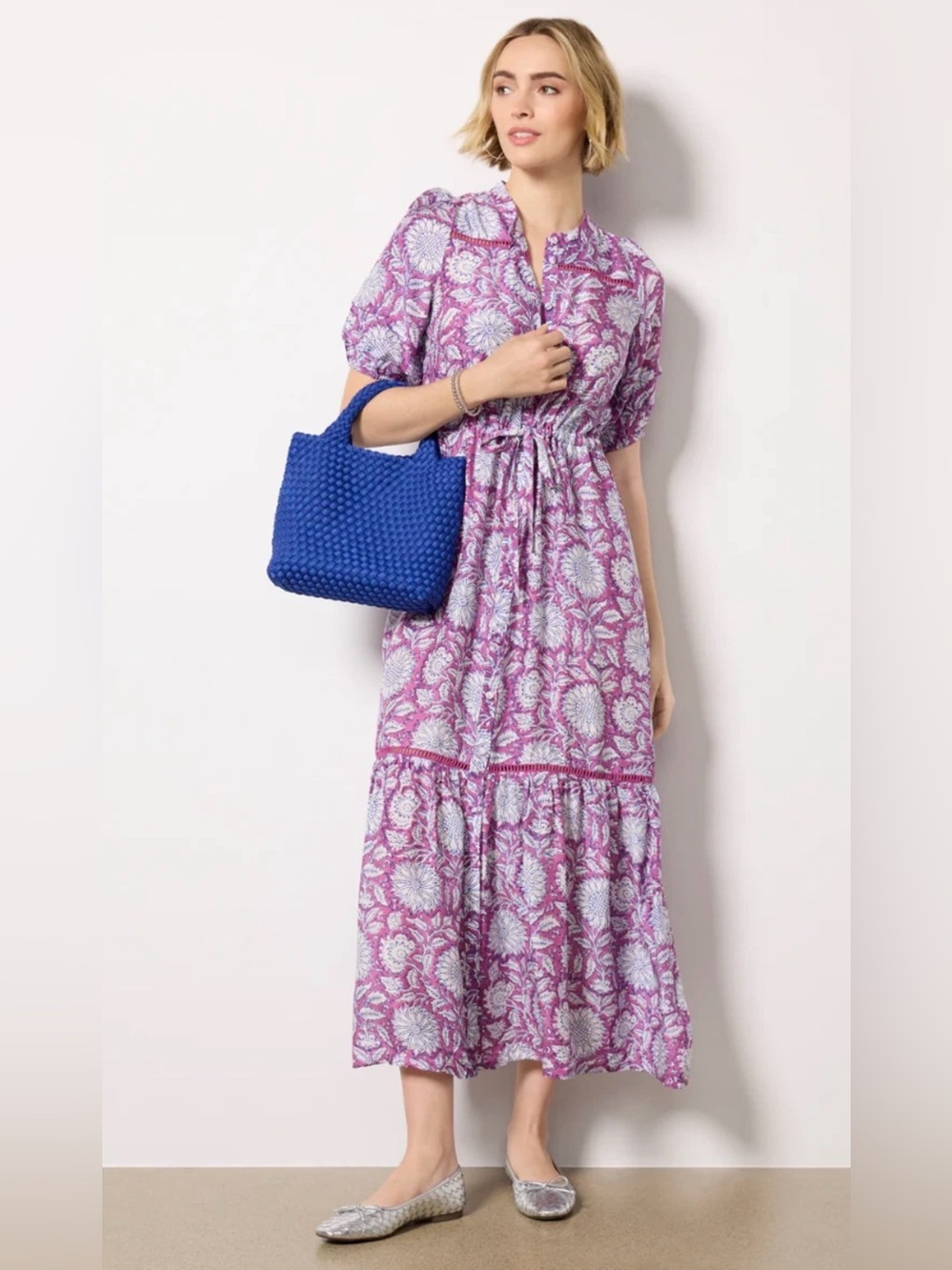 Emerson Fry Love Tomas Lucy 4 Maxi Dress Purple Size L